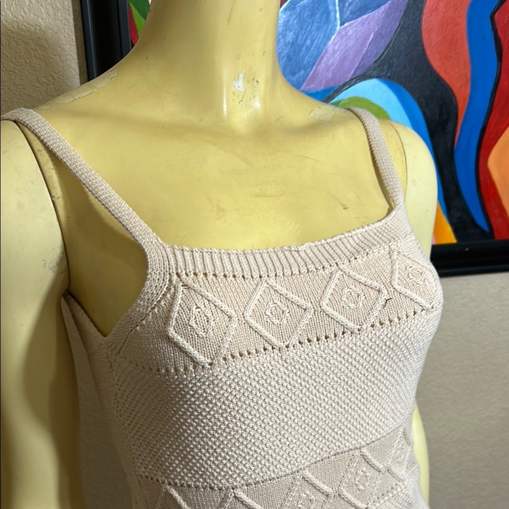 Women’s HELLO MOLLY Venus Cream Knit Dress Size 6 - Picture 3 of 9